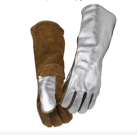 Endura® 398KGLBGM Welding Gloves, M, Kevlar®, Premium Black, DuPont™ Kevlar®  Fiber Lining, 6 in Gauntlet Cuff