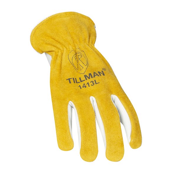 Tillman 1413 Top Grain palm with split Cowhide Back Drivers Gloves