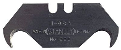 STANLEY 10-049 Silver Powder-Coated 6.9 Folding Blade Pocket Knife at