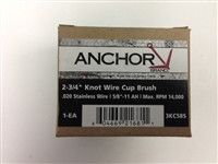 Shop 2-3/4″ steel .020″ Twist Knot Wire Cup Brush